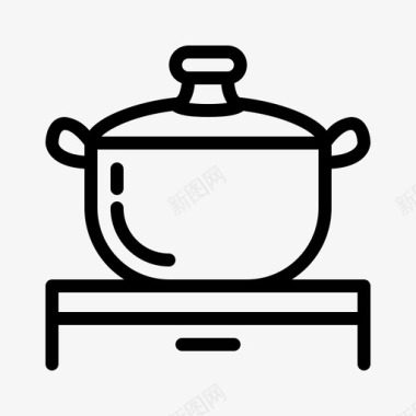 采购产品烹饪锅炊具厨房图标图标