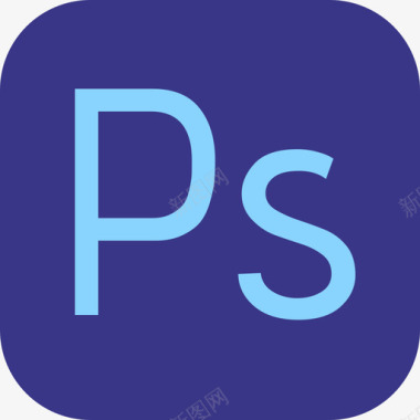 Photoshop文件类型平面图标图标