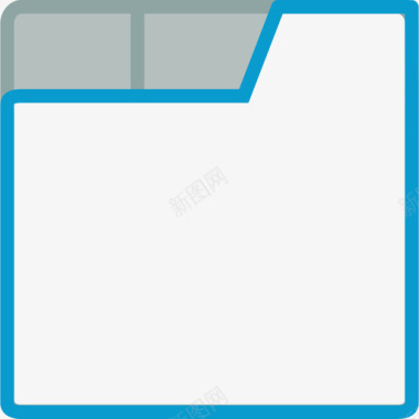 选项卡web浏览器平面图标图标