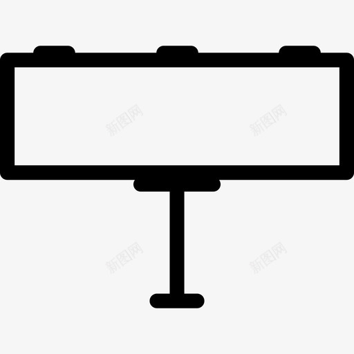 广告牌标志城市元素图标svg_新图网 https://ixintu.com 城市元素 广告牌 标志