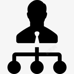 稳固结构层级结构商务人员2稳固图标高清图片