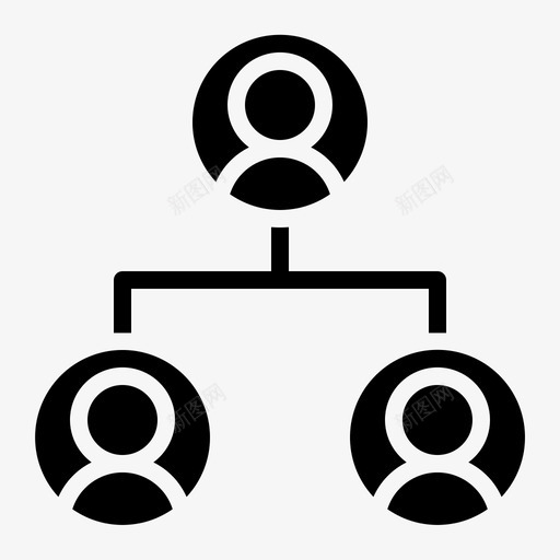 业务层级人员图标svg_新图网 https://ixintu.com 业务 业务01稳定 人员 团队 层级
