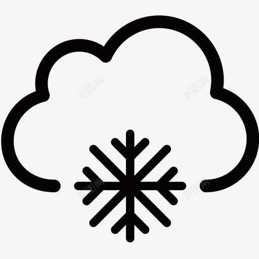 weather_18暴雪svg_新图网 https://ixintu.com weather_18暴雪