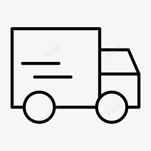 送货电子商务市场图标svg_新图网 https://ixintu.com 卡车 发送 市场 电子商务 送货