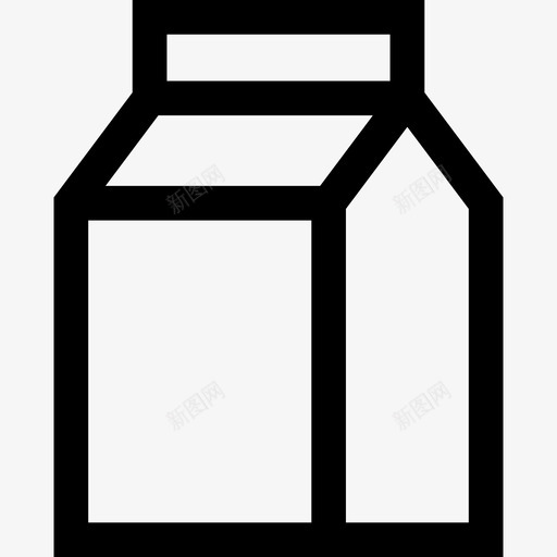 牛奶过敏性食物直系图标svg_新图网 https://ixintu.com 牛奶 直系 过敏性食物