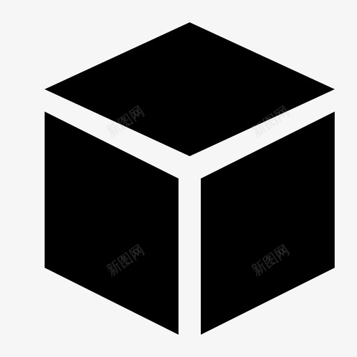 长方体立方体几何体图标svg_新图网 https://ixintu.com 几何体 形状 立方体 设计开发立体图标集 长方体