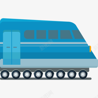 火车运输3平车图标图标