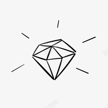 钻石订婚求婚图标图标