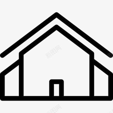 住宅房地产1线性图标图标