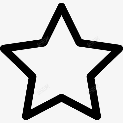 星星最小通用主题线性图标svg_新图网 https://ixintu.com 星星 最小通用主题 线性