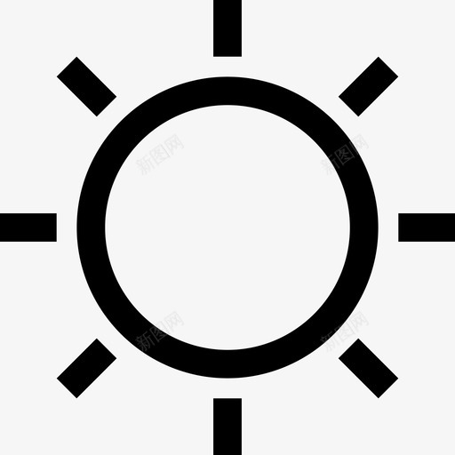 亮度形状工具概述图标svg_新图网 https://ixintu.com 亮度 形状 设计工具概述