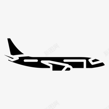 航空运输运输标志图标图标