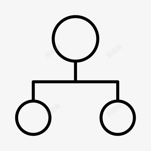 树形图业务图表图标svg_新图网 https://ixintu.com 业务 图表 树形图 流程图