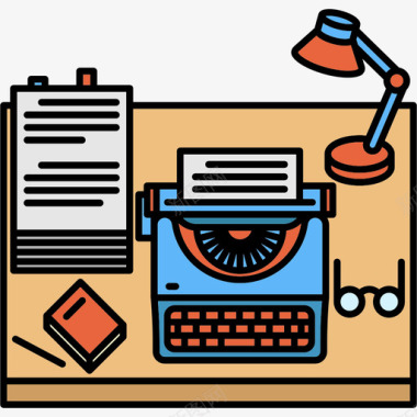 书写器彩色桌面元素图标图标