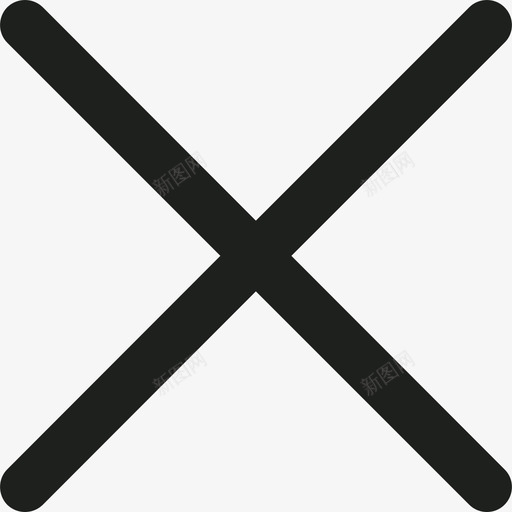 字母X简单图标集线性svg_新图网 https://ixintu.com 字母X 简单图标集 线性