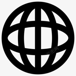 2半的地球地球地球大胆的搜索引擎优化和营销大纲2大胆的圆形图标高清图片