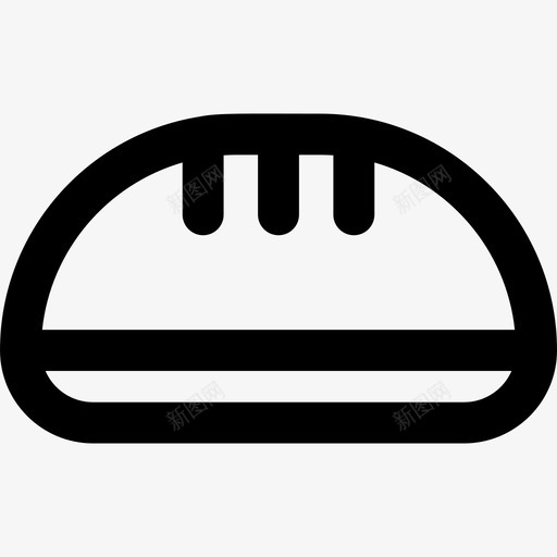 长棍面包食物2直系图标svg_新图网 https://ixintu.com 直系 长棍面包 食物2