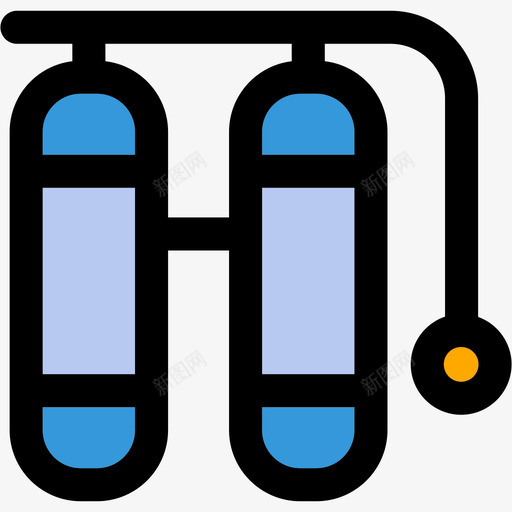 氧气彩色旅游和旅游光圆图标svg_新图网 https://ixintu.com 光圆 彩色旅游和旅游 氧气