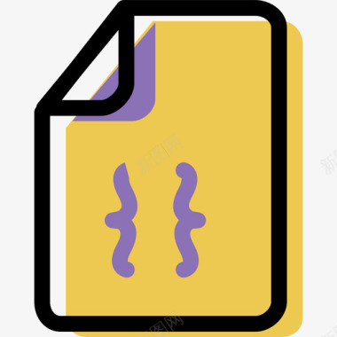 文件颜色文件类型和内容资源图标图标