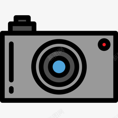 照相机照相机和配件颜色线颜色图标图标