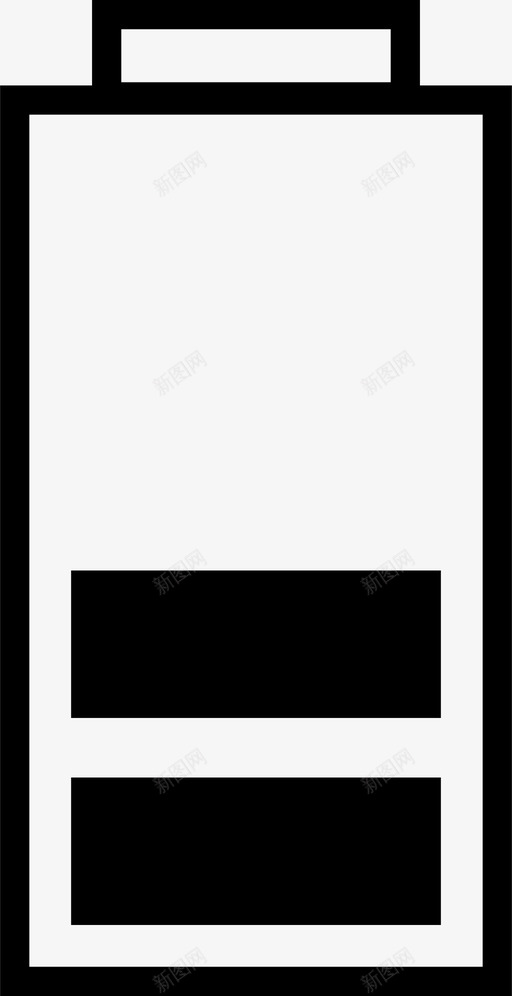 电池电力工程图标svg_新图网 https://ixintu.com 工程 技术 用户界面 电力 电池