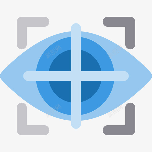 眼睛跟踪虚拟现实4平面图标svg_新图网 https://ixintu.com 平面 眼睛跟踪 虚拟现实4