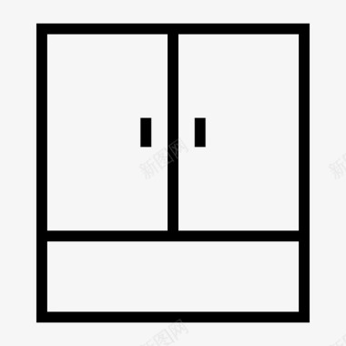 家具橱柜室内图标图标