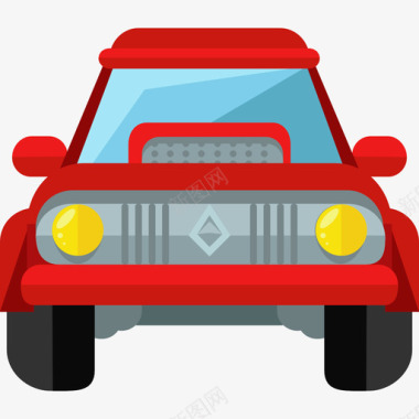汽车汽车服务平板车图标图标