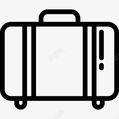 旅行箱旅行5直线型图标图标