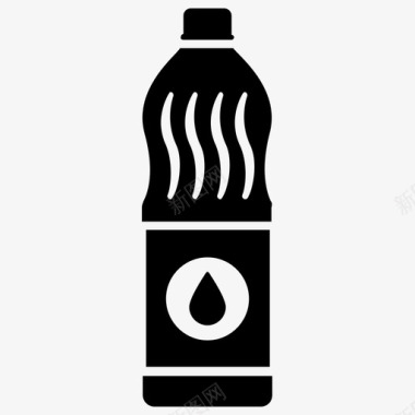 水瓶饮料瓶装水图标图标