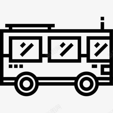 公共汽车交通4直达图标图标