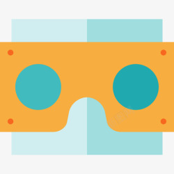 立体镜立体镜虚拟现实3平面图标高清图片