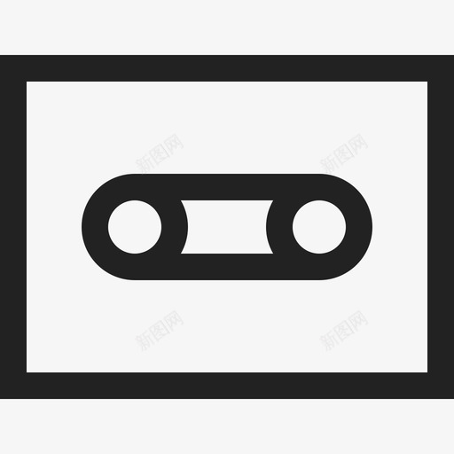 磁带录音带录像带图标svg_新图网 https://ixintu.com 录像带 录音带 磁带