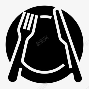 餐具礼仪餐具礼仪图标图标