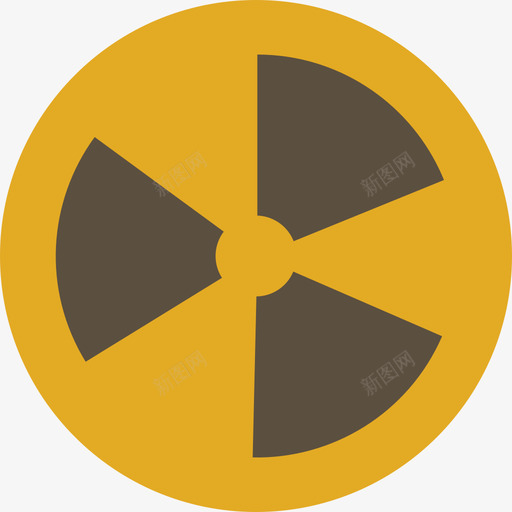 核弹警报圆形平面图标svg_新图网 https://ixintu.com 圆形平面 核弹 警报