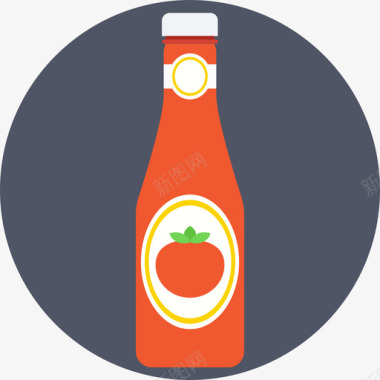 番茄酱食品9无糖图标图标