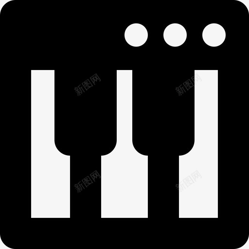 合成器音乐音乐控制面板图标svg_新图网 https://ixintu.com 合成器 音乐 音乐控制面板