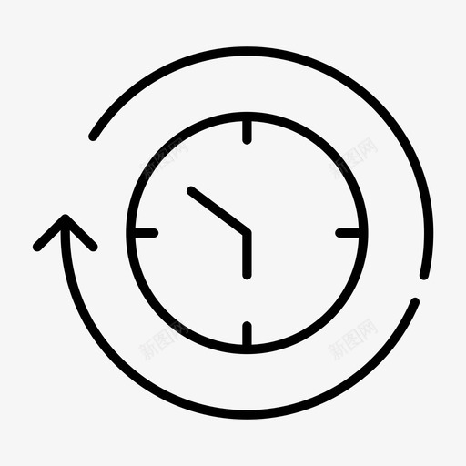 开放时间时钟时间图标svg_新图网 https://ixintu.com 开放时间 时钟 时间 电子商务1差距薄