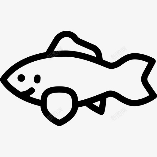 鱼类海洋生物3直系图标svg_新图网 https://ixintu.com 海洋生物3 直系 鱼类