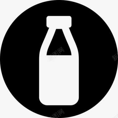 过敏原牛奶食物营养图标图标