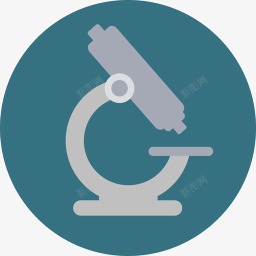 显微镜医用6圆形平面图标svg_新图网 https://ixintu.com 医用6 圆形平面 显微镜