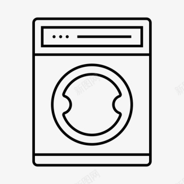 洗衣机家用电器洗衣房图标图标