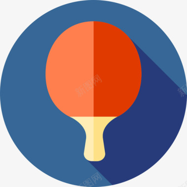 乒乓球体育偶像平板图标图标