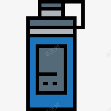 水瓶棒球队线颜色图标图标