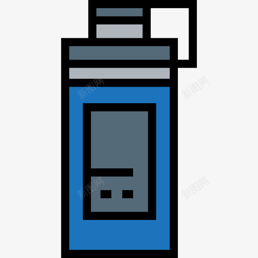 水瓶棒球队线颜色图标svg_新图网 https://ixintu.com 棒球队 水瓶 线颜色