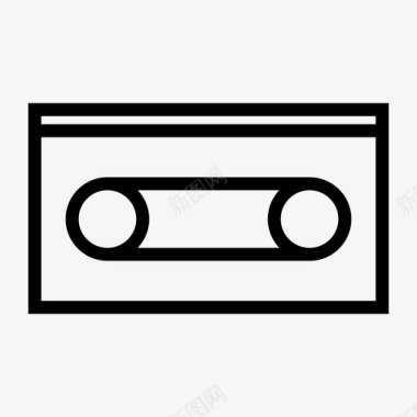 磁带音乐音频录音带图标图标