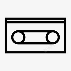 录音带ICOn磁带音乐音频录音带图标高清图片