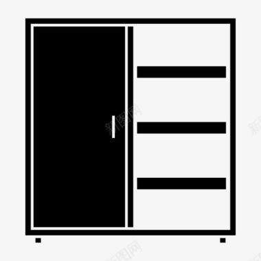 家具橱柜室内图标图标