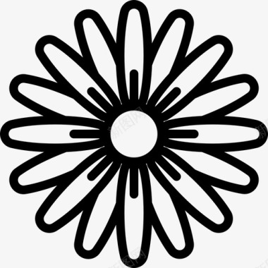 雏菊花1线形图标图标