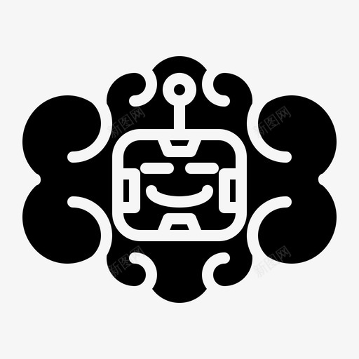 机器人大脑安卓建筑图标svg_新图网 https://ixintu.com 制造 安卓 安卓机器人实体 工厂 建筑 机器人大脑